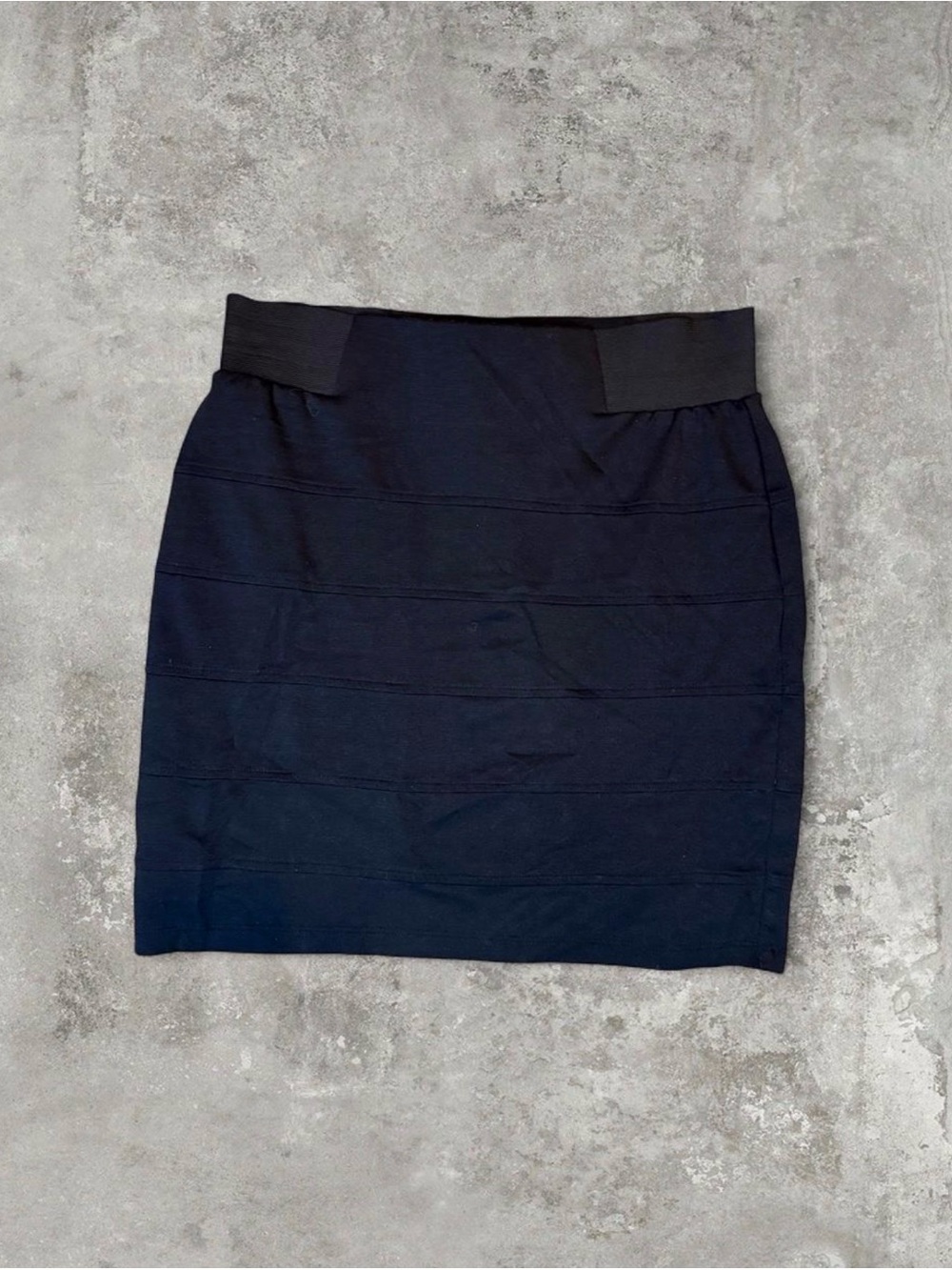 Iz Byer Black Bandage-Style Mini Skirt
